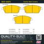 MPA 1001-1467C Quality-Built Premium Ceramic Brake Pads w/ Hardware