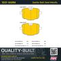 MPA 1001-1469M Quality-Built Premium Semi-Metallic Brake Pads w/ Hardware