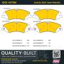 MPA 1001-1479M Quality-Built Premium Semi-Metallic Brake Pads w/ Hardware