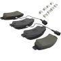 MPA 1001-1490AM Quality-Built Premium Semi-Metallic Brake Pads