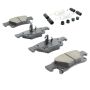 MPA 1001-1498C Quality-Built Premium Ceramic Brake Pads w/ Hardware