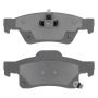 MPA 1001-1498C Quality-Built Premium Ceramic Brake Pads w/ Hardware
