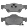 MPA 1001-1498M Quality-Built Premium Semi-Metallic Brake Pads w/ Hardware