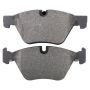 MPA 1001-1504M Quality-Built Premium Semi-Metallic Brake Pads w/ Hardware