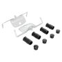 MPA 1001-1505M Quality-Built Premium Semi-Metallic Brake Pads w/ Hardware