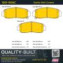 MPA 1001-1506C Quality-Built Premium Ceramic Brake Pads w/ Hardware