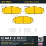 MPA 1001-1509C Quality-Built Premium Ceramic Brake Pads w/ Hardware