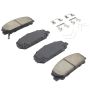 MPA 1001-1509M Quality-Built Premium Semi-Metallic Brake Pads w/ Hardware