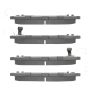 MPA 1001-1510C Quality-Built Premium Ceramic Brake Pads w/ Hardware