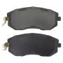 MPA 1001-1539C Quality-Built Premium Ceramic Brake Pads w/ Hardware