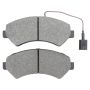 MPA 1001-1540AM Quality-Built Premium Semi-Metallic Brake Pads w/ Hardware