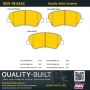 MPA 1001-1543AC Quality-Built Premium Ceramic Brake Pads w/ Hardware