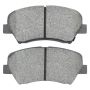 MPA 1001-1543AM Quality-Built Premium Semi-Metallic Brake Pads w/ Hardware