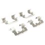 MPA 1001-1543M Quality-Built Premium Semi-Metallic Brake Pads w/ Hardware