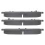 MPA 1001-1543M Quality-Built Premium Semi-Metallic Brake Pads w/ Hardware