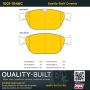 MPA 1001-1546C Quality-Built Premium Ceramic Brake Pads