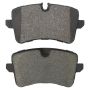 MPA 1001-1547M Quality-Built Premium Semi-Metallic Brake Pads w/ Hardware