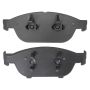 MPA 1001-1549M Quality-Built Premium Semi-Metallic Brake Pads w/ Hardware