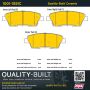 MPA 1001-1551C Quality-Built Premium Ceramic Brake Pads w/ Hardware