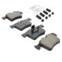 MPA 1001-1561C Quality-Built Premium Ceramic Brake Pads w/ Hardware