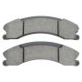 MPA 1001-1565AM Quality-Built Premium Semi-Metallic Brake Pads w/ Hardware
