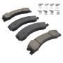 MPA 1001-1565C Quality-Built Premium Ceramic Brake Pads w/ Hardware