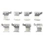 MPA 1001-1565C Quality-Built Premium Ceramic Brake Pads w/ Hardware