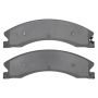MPA 1001-1565M Quality-Built Premium Semi-Metallic Brake Pads w/ Hardware