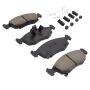 MPA 1001-1568C Quality-Built Premium Ceramic Brake Pads w/ Hardware