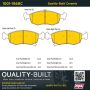 MPA 1001-1568C Quality-Built Premium Ceramic Brake Pads w/ Hardware