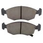 MPA 1001-1568C Quality-Built Premium Ceramic Brake Pads w/ Hardware