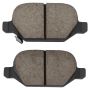MPA 1001-1569C Quality-Built Premium Ceramic Brake Pads w/ Hardware