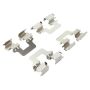 MPA 1001-1569C Quality-Built Premium Ceramic Brake Pads w/ Hardware