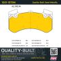 MPA 1001-1575M Quality-Built Premium Semi-Metallic Brake Pads