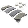 MPA 1001-1577M Quality-Built Premium Semi-Metallic Brake Pads w/ Hardware