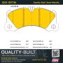MPA 1001-1577M Quality-Built Premium Semi-Metallic Brake Pads w/ Hardware
