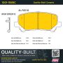 MPA 1001-1585C Quality-Built Premium Ceramic Brake Pads w/ Hardware