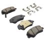 MPA 1001-1593C Quality-Built Premium Ceramic Brake Pads w/ Hardware