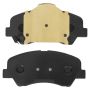 MPA 1001-1593C Quality-Built Premium Ceramic Brake Pads w/ Hardware