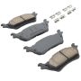 MPA 1001-1602C Quality-Built Premium Ceramic Brake Pads w/ Hardware
