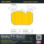 MPA 1001-1609C Quality-Built Premium Ceramic Brake Pads w/ Hardware