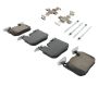 MPA 1001-1609M Quality-Built Premium Semi-Metallic Brake Pads w/ Hardware