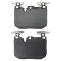 MPA 1001-1609M Quality-Built Premium Semi-Metallic Brake Pads w/ Hardware