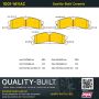 MPA 1001-1611AC Quality-Built Premium Ceramic Brake Pads w/ Hardware
