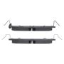 MPA 1001-1611AC Quality-Built Premium Ceramic Brake Pads w/ Hardware