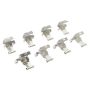 MPA 1001-1611AM Quality-Built Premium Semi-Metallic Brake Pads w/ Hardware