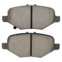 MPA 1001-1612C Quality-Built Premium Ceramic Brake Pads w/ Hardware