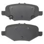 MPA 1001-1612M Quality-Built Premium Semi-Metallic Brake Pads w/ Hardware
