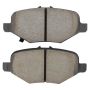 MPA 1001-1612M Quality-Built Premium Semi-Metallic Brake Pads w/ Hardware