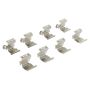 MPA 1001-1612M Quality-Built Premium Semi-Metallic Brake Pads w/ Hardware